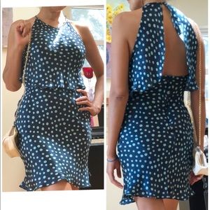 Vera wang🔥Blue Dots dresses Lightweight, like New